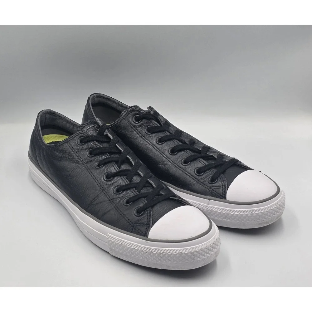 Converse Chuck Taylor All Star II Craft Leather Ox Black 155510C Men's 13